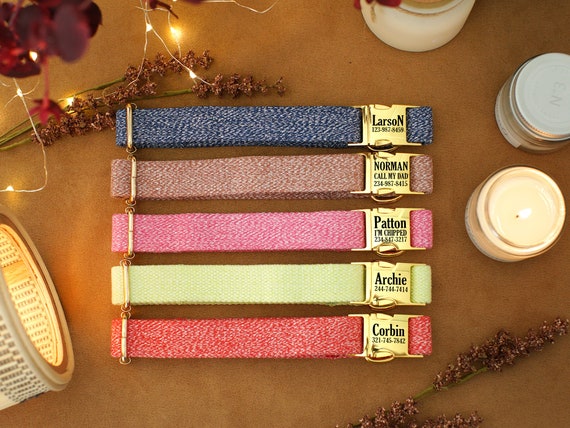 Collare Cane Personalizzato | Con Nome E Telefono | Riflettente, Nylon | Per Taglie Piccole, Medie, Grandi - Foto 7