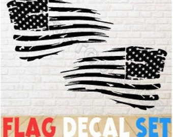 Cool American Flag Decal sticker Vinyl JDM Decal For Car Truck neu Jeep R5X4 