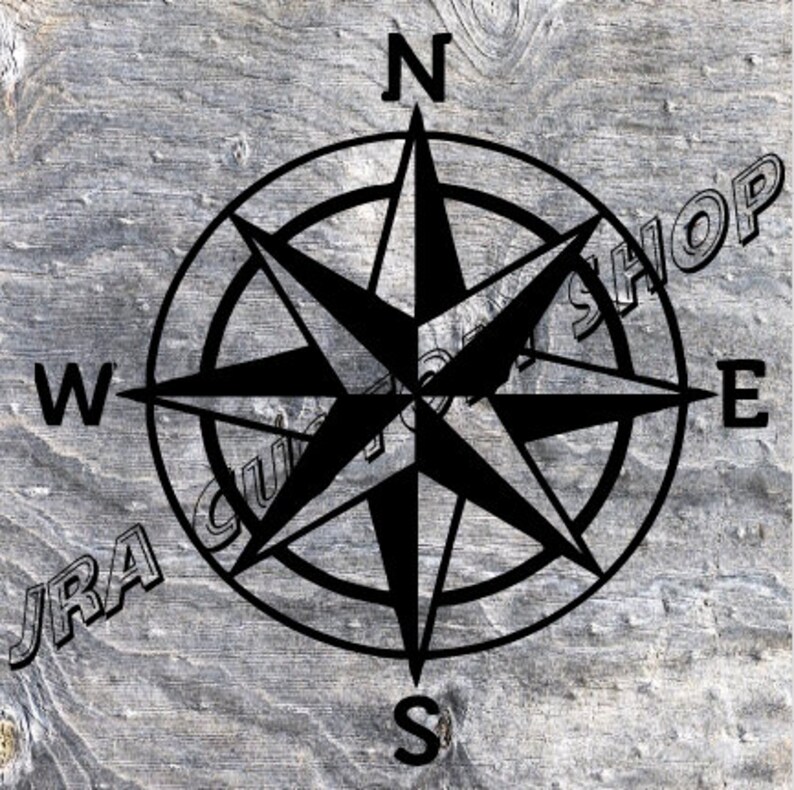 Compass Decal Multiple Sizes Vinyl Decal Car Truck Van SUV Mug Sticker ...