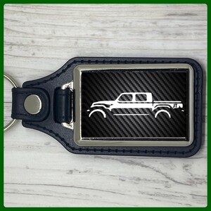 Personalized JT Keychain Single Sided Rectangle JT Gladiator Truck Style  Keyring Offroad 4x4 Fob Gift