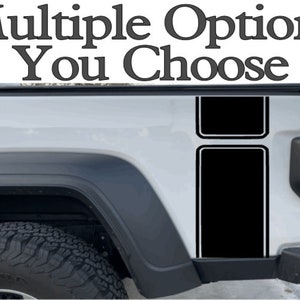 Decal Truck Bed Stripe Decal Set Bedside Stripe Decal Set Custom Offroad 4x4 Sticker Gift