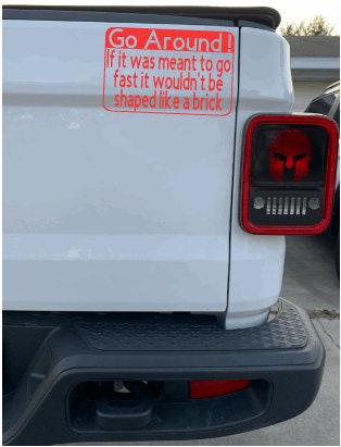 Go Around Decal Funny Vinyl Decal Car Truck Van SUV Mug Sticker Gift - Etsy
