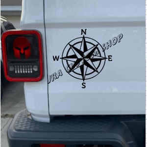 Compass Decal Multiple Sizes Vinyl Decal Car Truck Van SUV Mug Sticker Gift