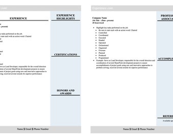 Federal Resume Template