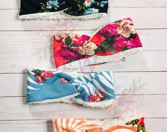 Floral Winter Headbands