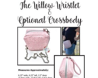 The Willow Wristlet & Optional Crossbody PDF Pattern