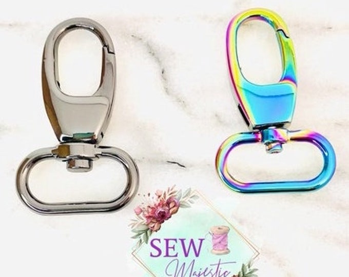 1" inch Snaphook, Swivel Snaphook, for bagmaking, straps, wristlets, crossbody, bagmaking supply, snapbook for purses, adjustable straps,