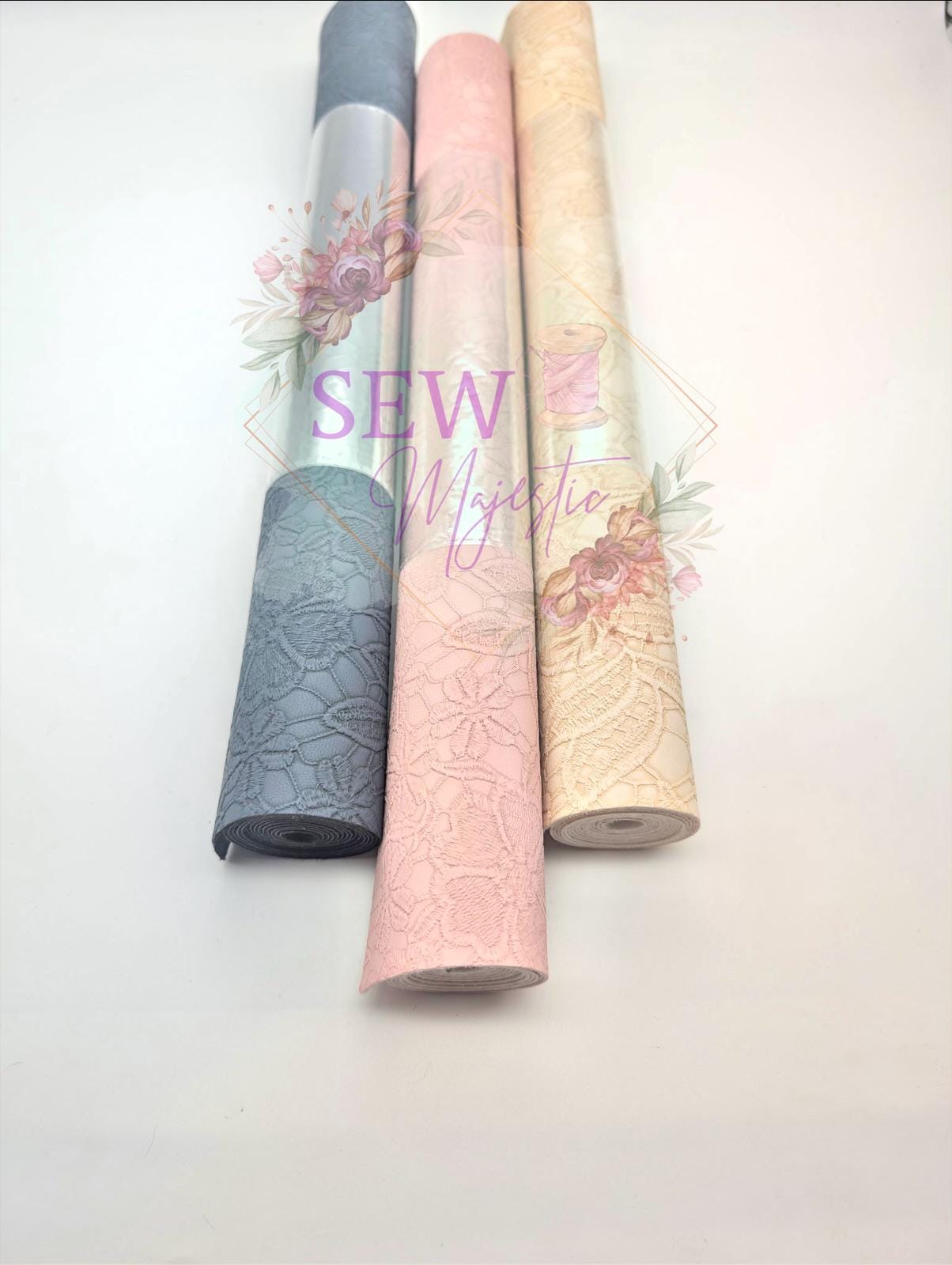 Blooming Embossed Vinyl, for Sewing, for Bagmaking, Vinyl Fabric ...