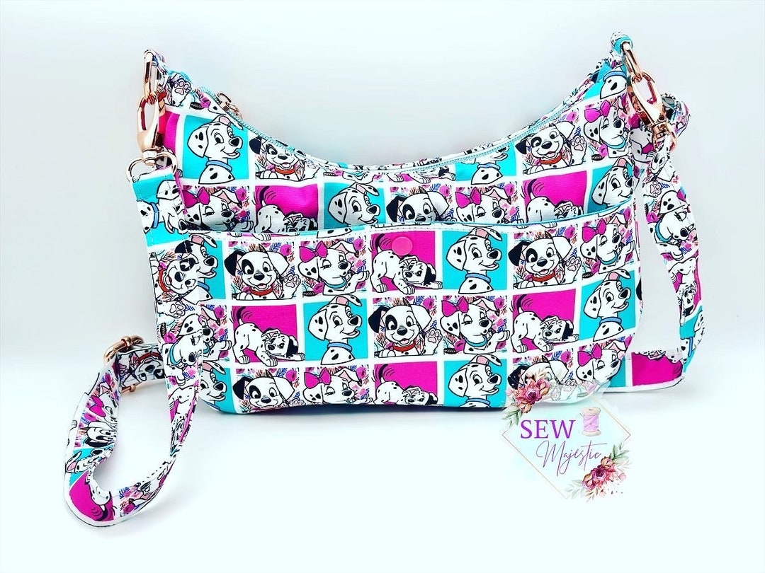 Dalmatian Crossbody Purse, Hobo Bag, Dog Bag, Gift for Dog Lover, Comic