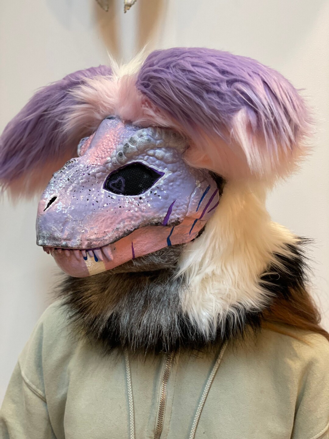 Dino Mask Etsy