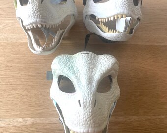 Dinomask Raptor Mask Painted Bases