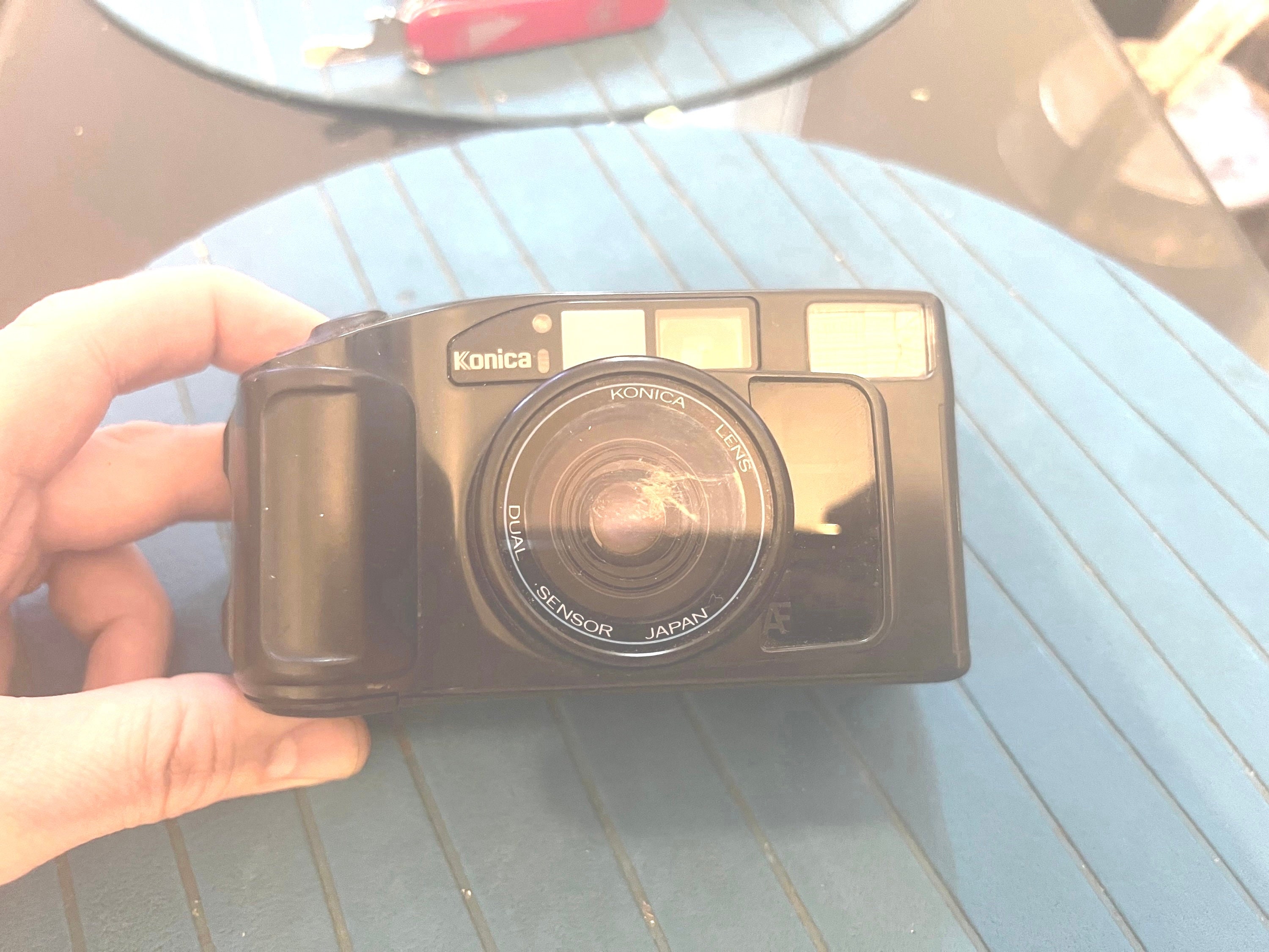 Appareil Photo Konica MR640 – Compact 35mm Japonais Années 80, Flash Intégré