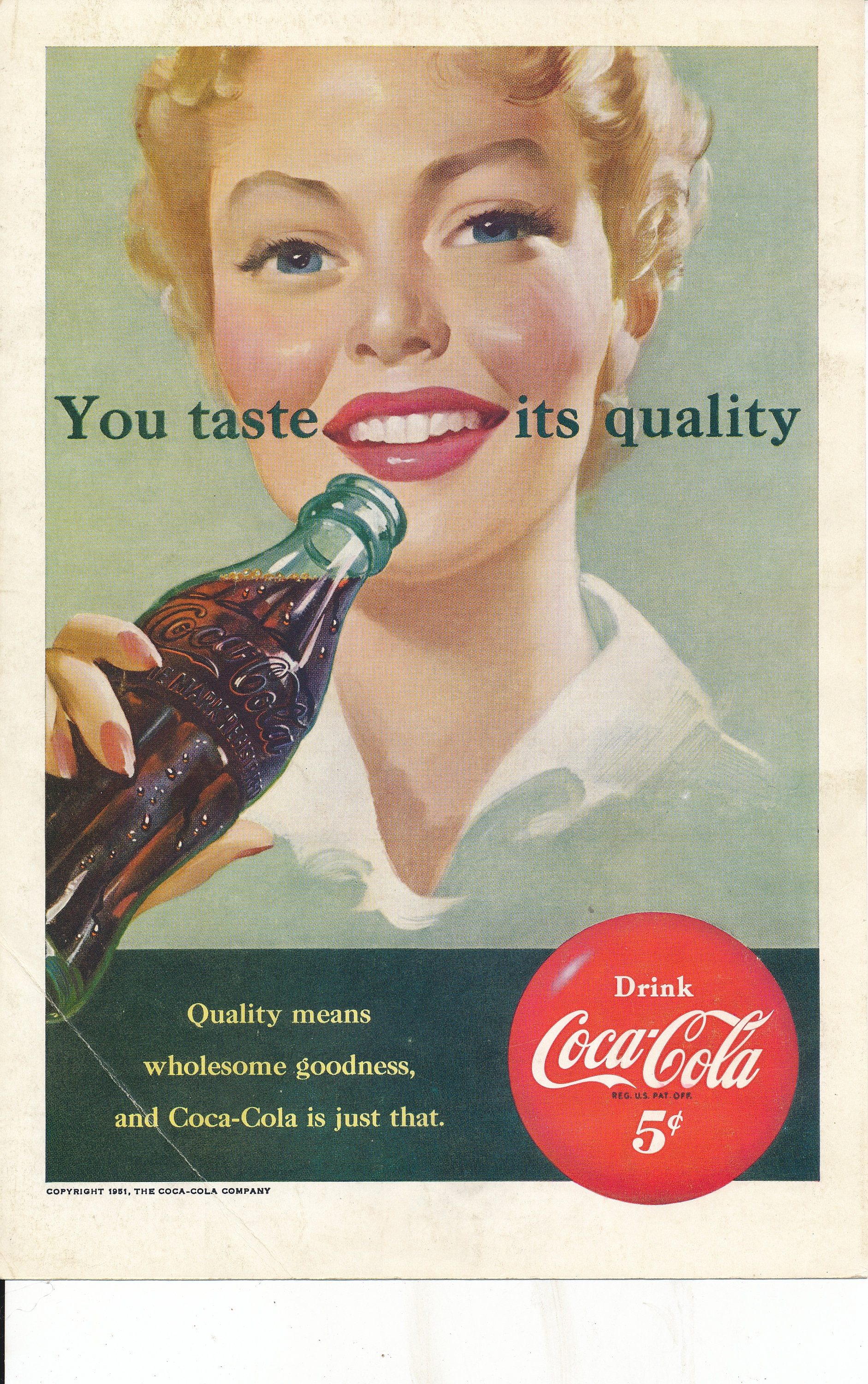 コカコーラ 1940 年代と 1950 年代の雑誌広告 6 点 - Etsy 日本