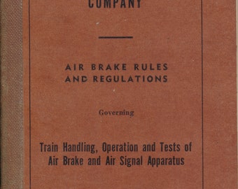 サザン・パシフィック・カンパニーのエアブレーキ規則および規制 1944年9月1日