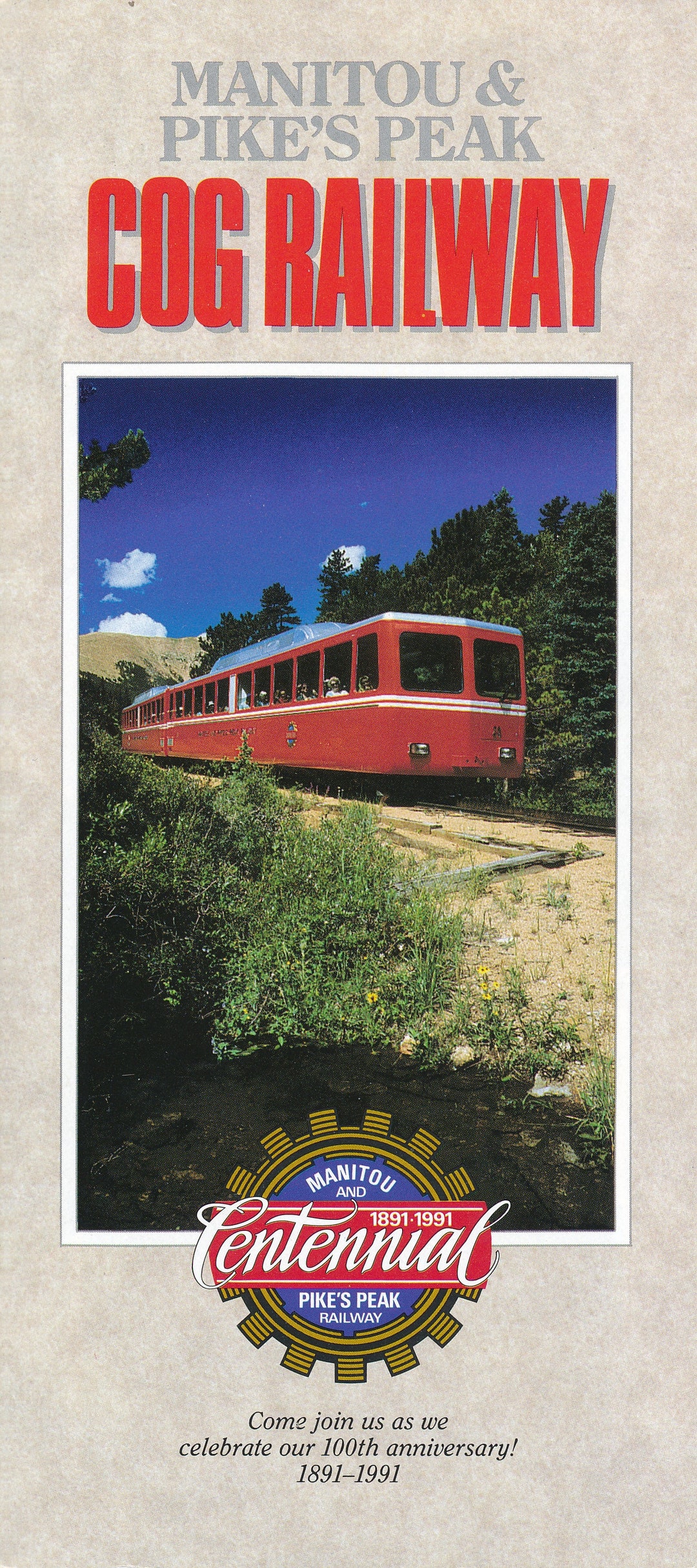 Manitou and Pikes Peak Cog Railway Lot of 8 Brochure/timetables - Etsy