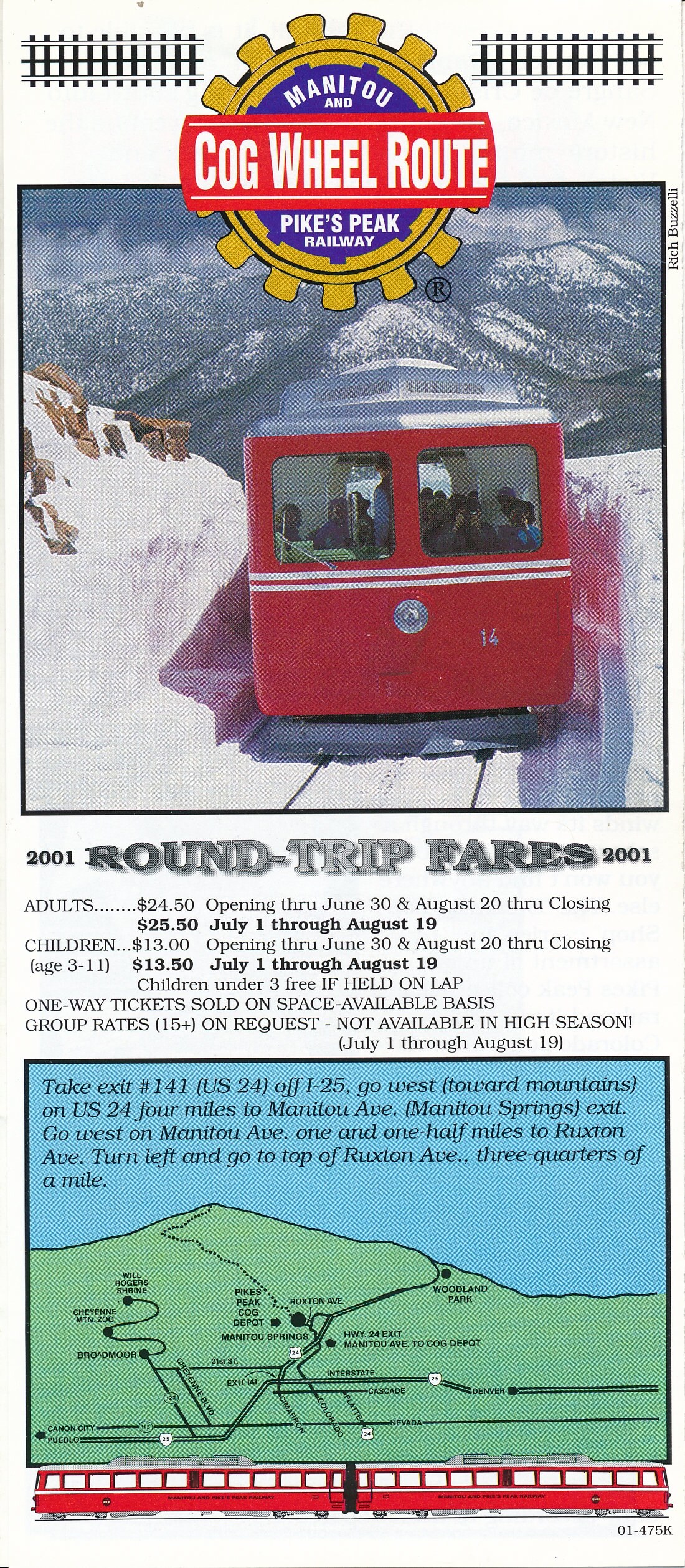Manitou and Pikes Peak Cog Railway Lot of 8 Brochure/timetables - Etsy