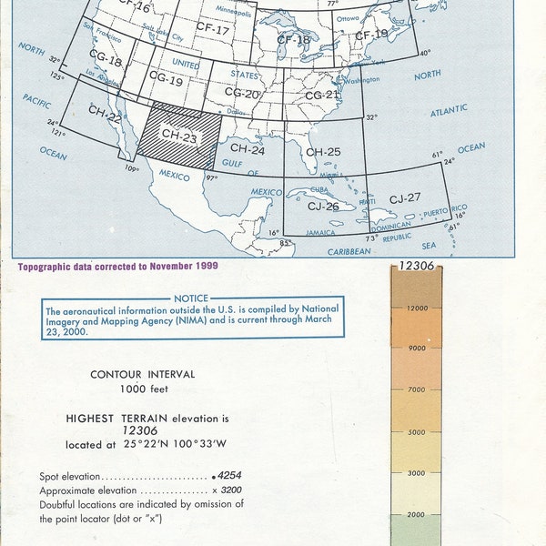 World Aeronautical Chart CH-23 31 St Edition October 5, 2000