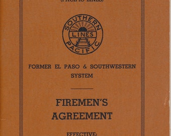 サザン・パシフィック・カンパニー パシフィック・ラインズ 消防士協定 1937年10月1日