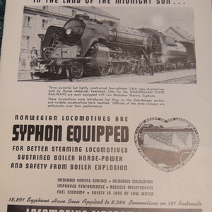 Locomotive Firebox Company twp one page flyers for the 1933 Chicago Worlds Fair image 2