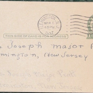 One Cent jefferson Postkarten Lot 14 Postkarten aus 14 Orten in den 1930er Jahren