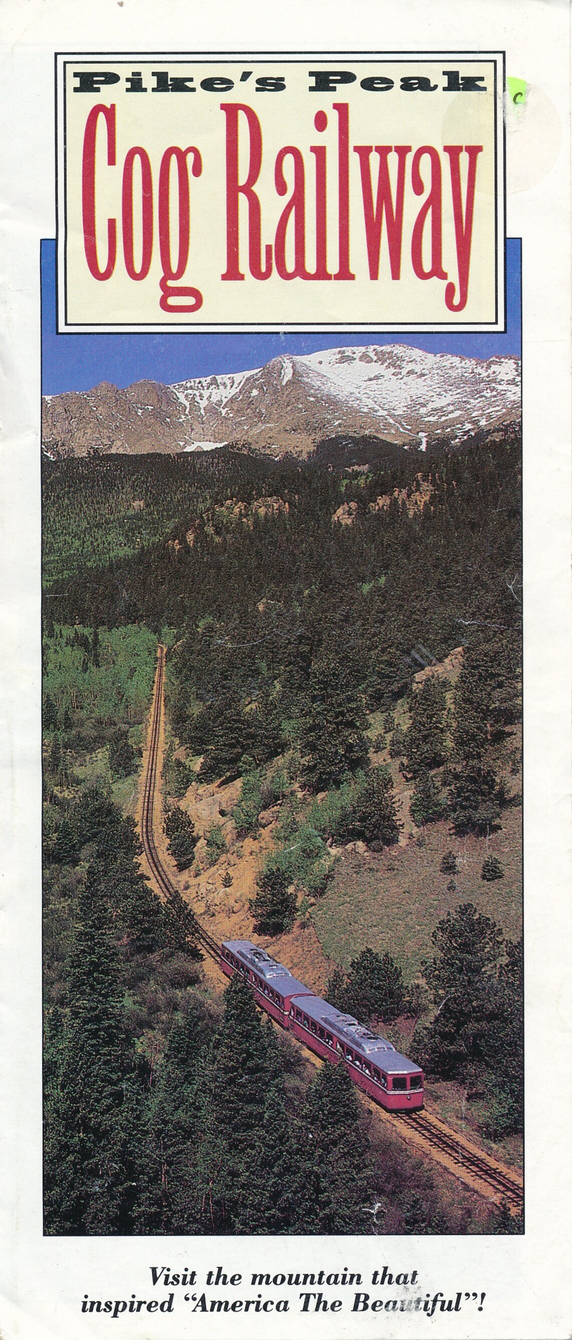 Manitou and Pikes Peak Cog Railway Lot of 5 Brochure/timetables - Etsy
