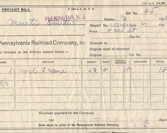 ニューヨーク、シカゴ、セントルイス鉄道（ニッケルプレートロード）覚書 1911年10月5日