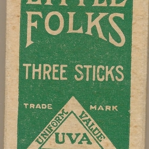Vintage Little Folks Three Sticks Chalk Crayon,Scripto 4 inch Long Drawing and Writing Leads,Artists&#39; Oil Color Two Un opened Tubes Lot of 4