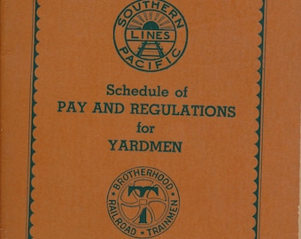 サザン・パシフィック・カンパニー パシフィック・ラインズ 列車乗務員の給与表および規則 1939 年 12 月 16 日