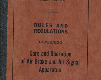 サザン・パシフィック・カンパニーの空気ブレーキ規則 1926年5月2日