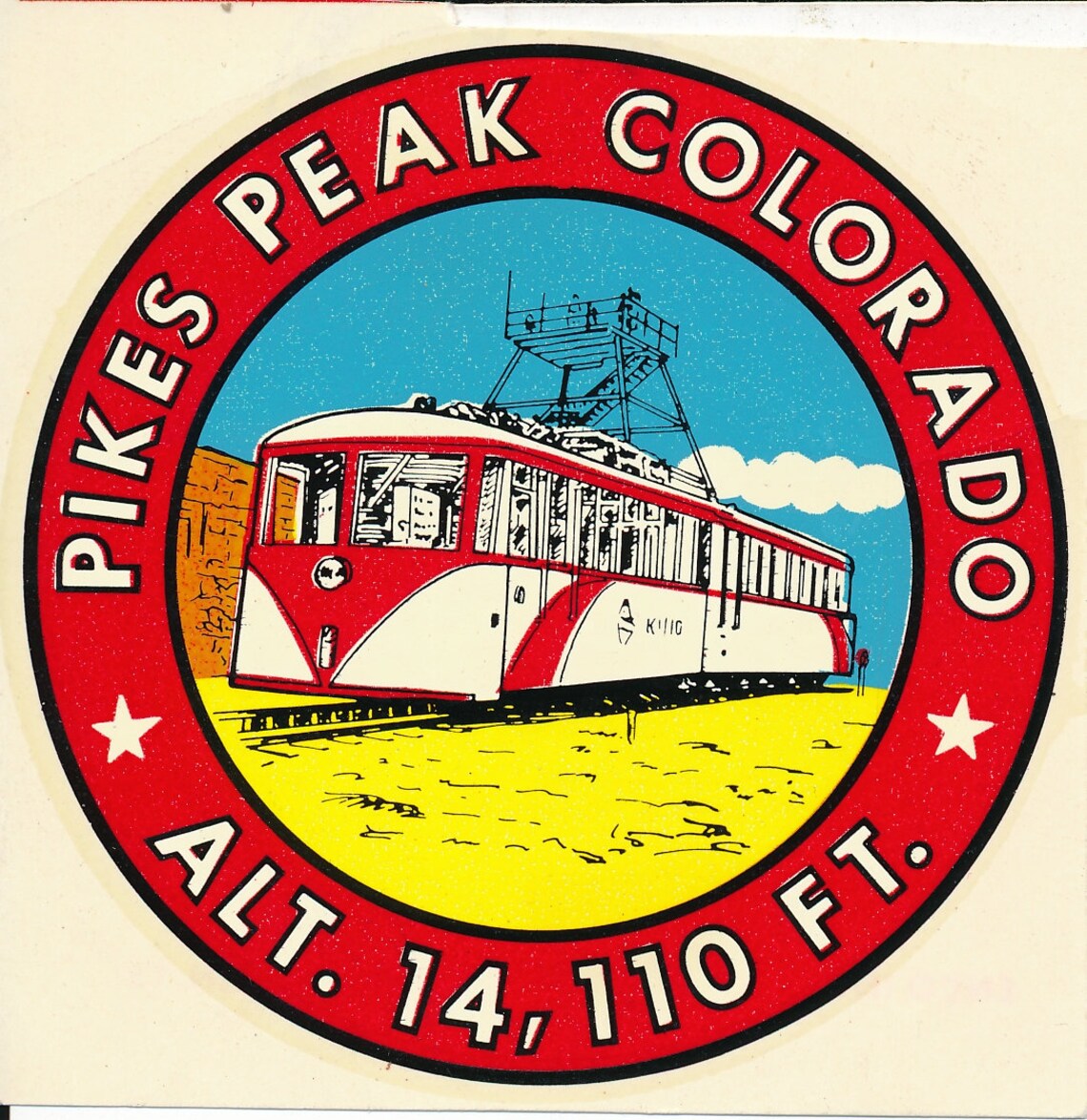 Manitou and Pikes Peak Cog Railway Photo Booklet, 1960's Decal and ...