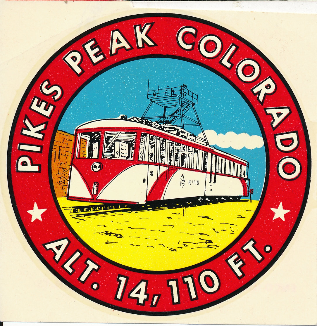 Manitou and Pikes Peak Cog Railway Photo Booklet, 1960's Decal and ...