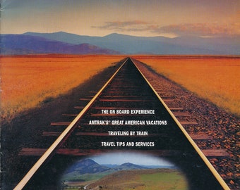 ［貴重ビンテージ］AMTRAK アムトラック 旅行プランナー 1995年版 貴重ビンテージ］AMTRAK アムトラック 旅行プランナー 1995年版