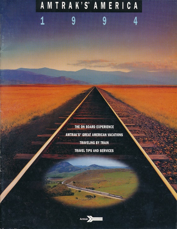 ［貴重ビンテージ］AMTRAK アムトラック 旅行プランナー 1995年版 Amtrak Travel Booklets Lot of 3: Amtrak's America 1994