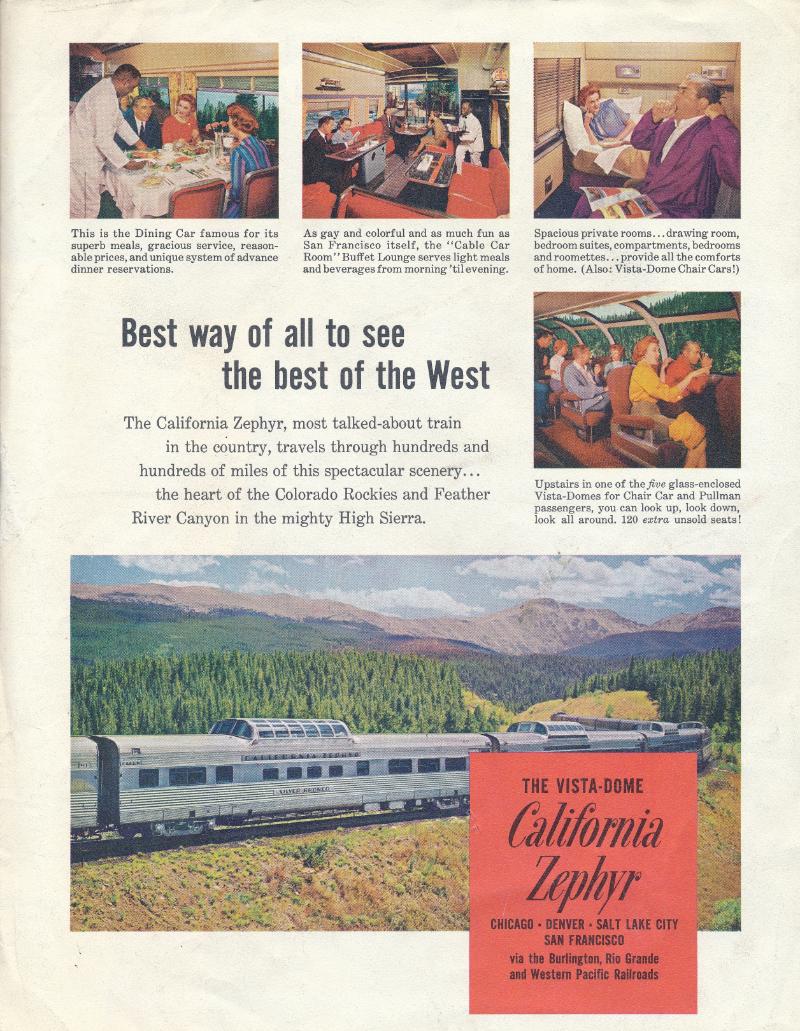 1950s Train Ticket - Etsy