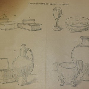School booklet for art drawing school teachers edition 1930&#39;s