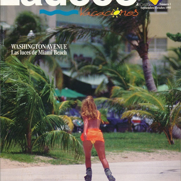 Ladeco Airlines Inflight Magazine "Aboard" Issue No. 1 September/October 1995