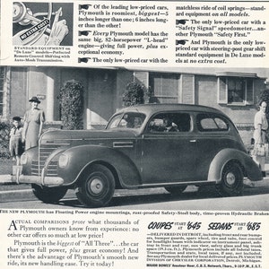 5 Vintage Print Ads for Plymouth in the 1940&#39;s and 1950&#39;s