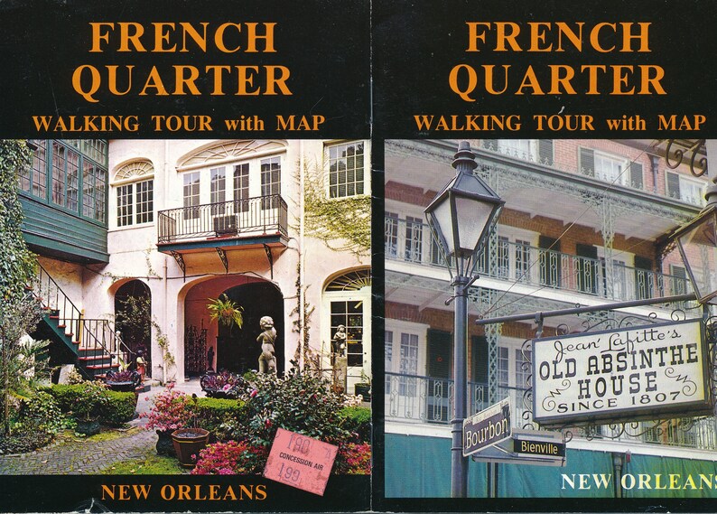 French Quarter Walking Tour With Map of New Orleans Etsy