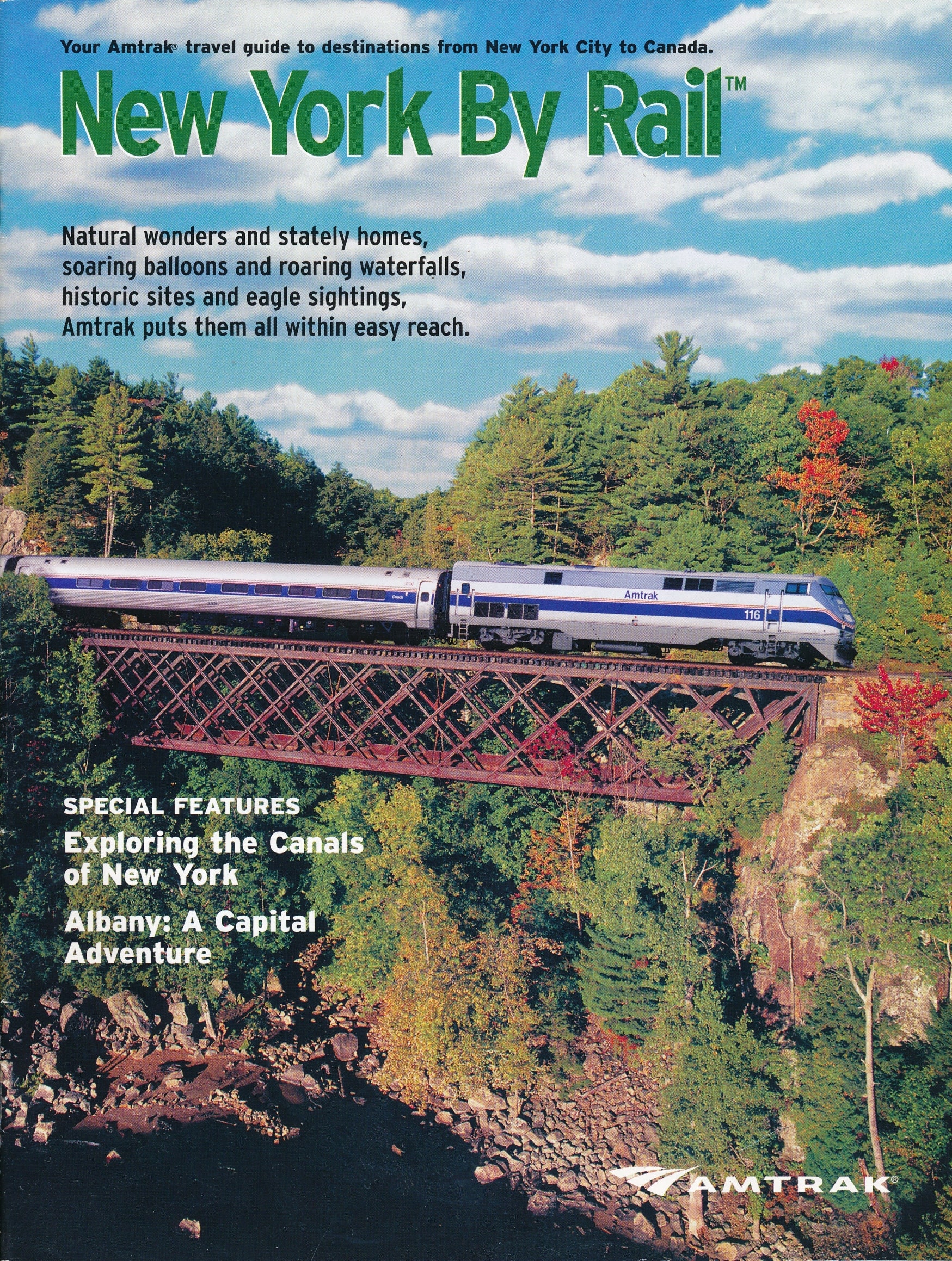 Amtrak Travel Booklets Lot of 3: Amtrak's America 1994