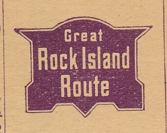 Chicago , Rock Island and Pacific Railway 1902 Waybill