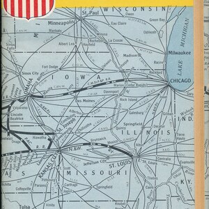 Union Pacific Railroad Public Timetable January 1, 1969
