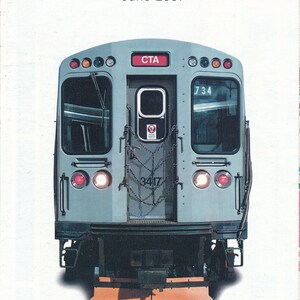 Chicago Transit Authority bus- en treinkaart 2007