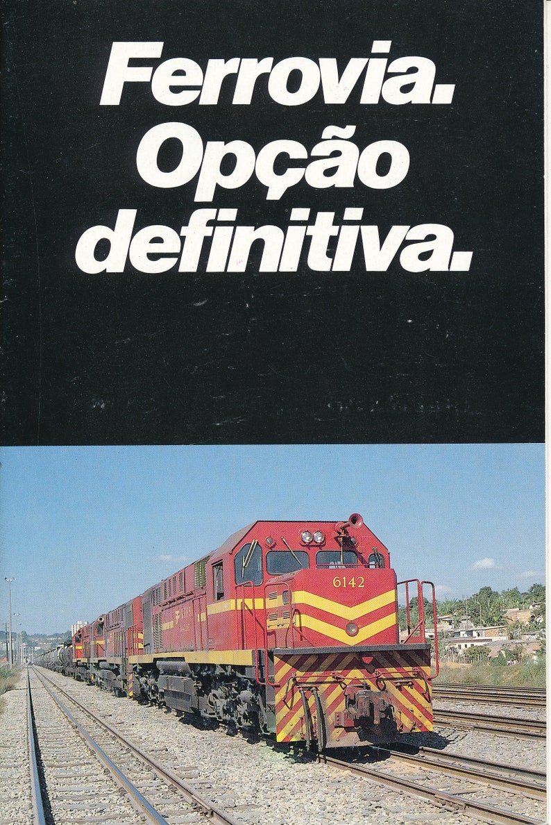 Rede Ferroviaria Federal S.A. (RFFSA) and FEPASA Brazil Railways Lot of ...