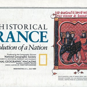 Historical France Evolution of a Nation by National Geographic Society 1989