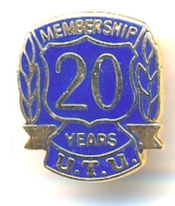 United Transportation Union 20 year Membership lap