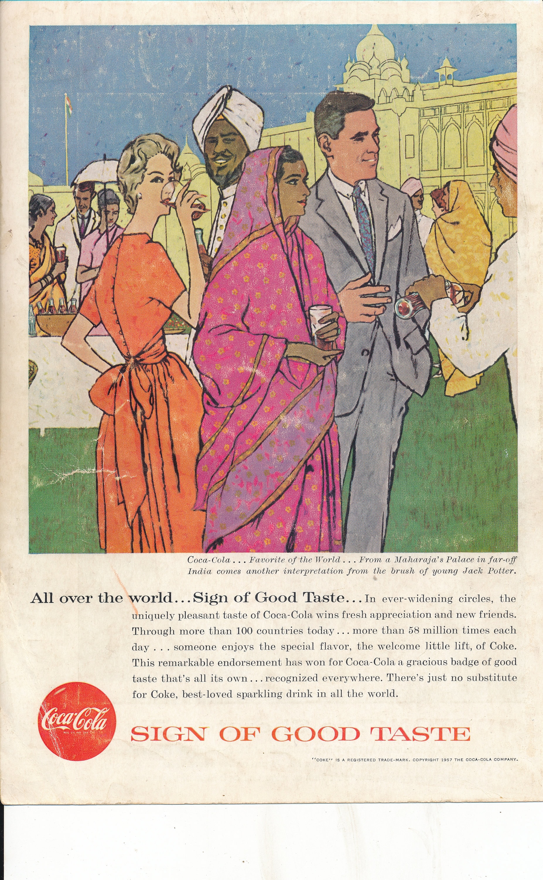 Coca-cola 6 Magazine Ads From the 1940's and 1950's - Etsy