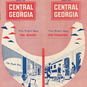 Dienstregeling Central of Georgia Railroad, januari 1966