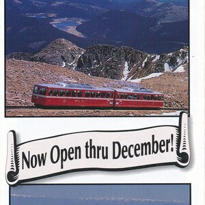Manitou and Pikes Peak Cog Railway Lot of 5 Brochure/timetables - Etsy