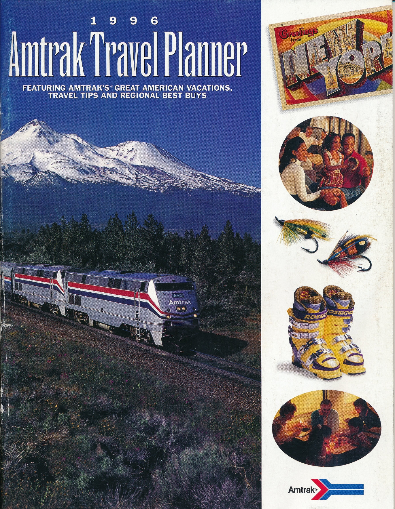 Amtrak Travel Booklets Lot of 3: Amtrak's America 1994