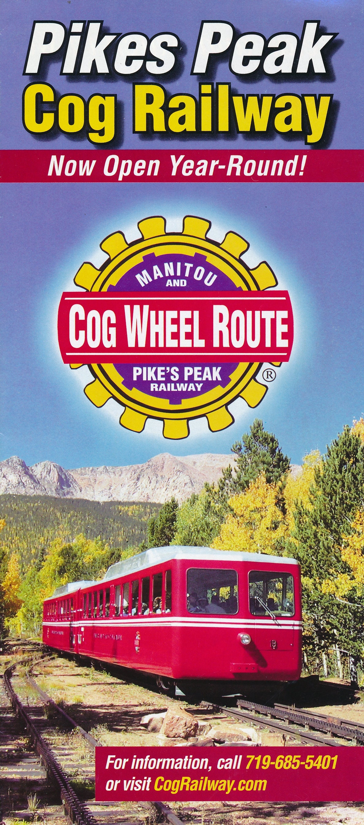 Manitou and Pikes Peak Cog Railway Lot of 5 Brochure/timetables - Etsy